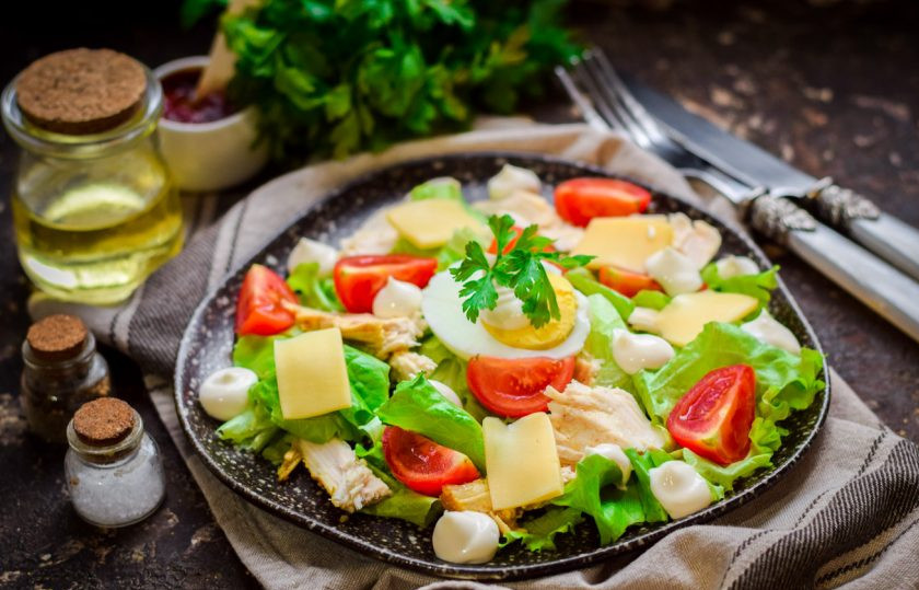 1. Этап. ПП Цезарь с курицей: Приятного аппетита!