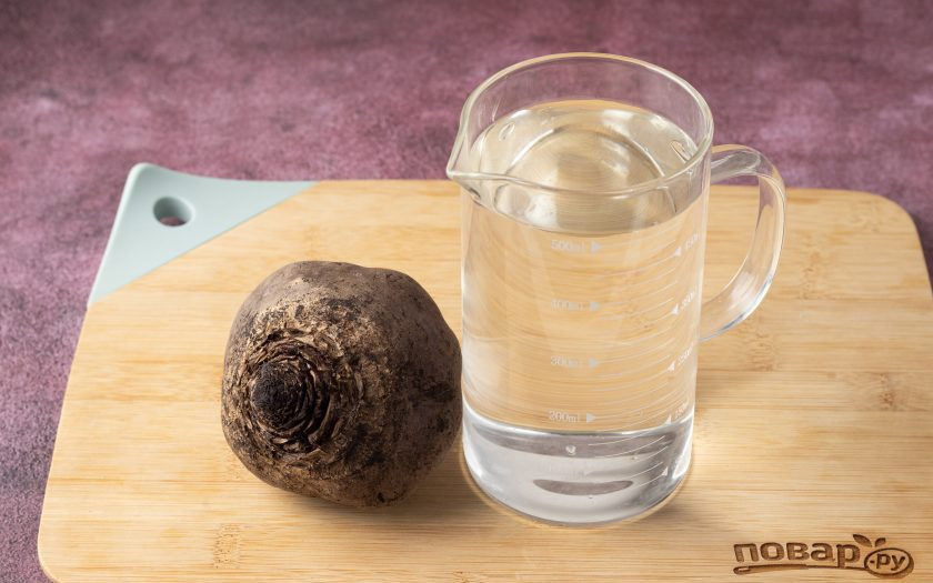 1. Этап. Свекольный квас без сахара: Подготовьте все ингредиенты.