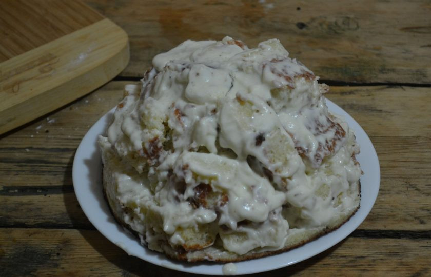 1. Этап. Торт Панчо: 9. Готовую горку поставьте в холодильник минимум на 2 часа.