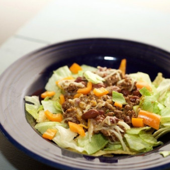 Французский салат с мясом