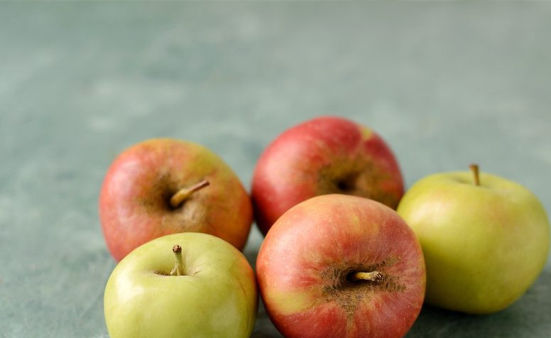 1. Этап. Сушеные яблоки в мультиварке: Подготовьте все ингредиенты.