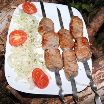 Шашлык из карбоната свинины