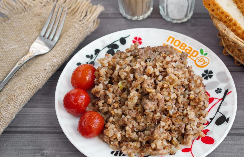 1. Этап. Гречка по-флотски: Приятного аппетита!