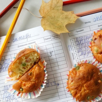 Кукурузные кексы «Школьные»