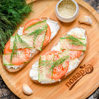 Диетические бутерброды на завтрак