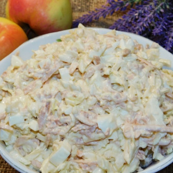 Салат Нежность из капусты