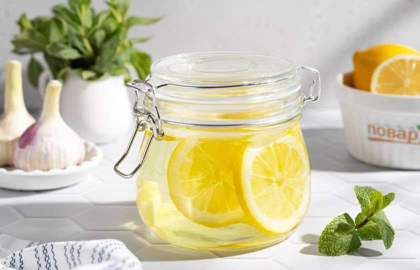 1. Этап. Лимонно-чесночный настой «Антигрипп»: Спустя указанное время лимонно-чесночный настой «Антигрипп» полностью готов к употреблению!