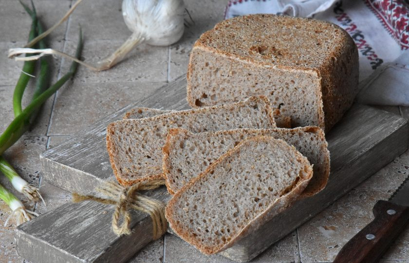 1. Этап. Цельнозерновой хлеб на закваске в хлебопечке: Пеките домашний хлеб на закваске и будьте здоровы!