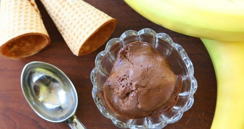 1. Этап. Шоколадно-банановое мороженое: 4. Оставьте мороженное в морозилке до полного застывания. Потом наслаждайтесь!