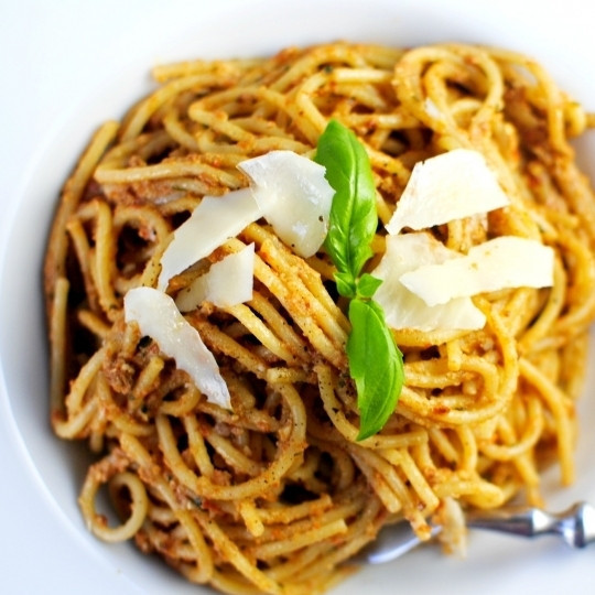 1. Этап. Паста с сушеными помидорами: Приятного аппетита! ;)