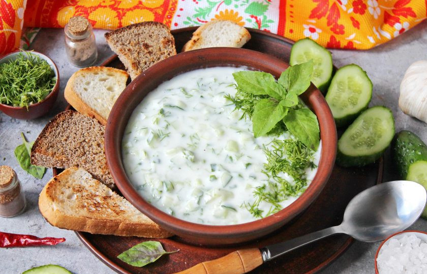 1. Этап. Каша огуречная: Приятного аппетита!