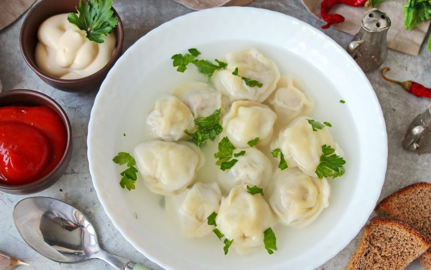 1. Этап. Пельмени из кабана: Приятного аппетита!