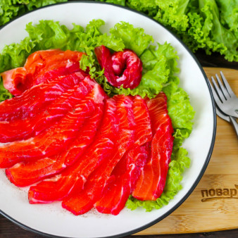 Малосольный лосось от Гордона Рамзи