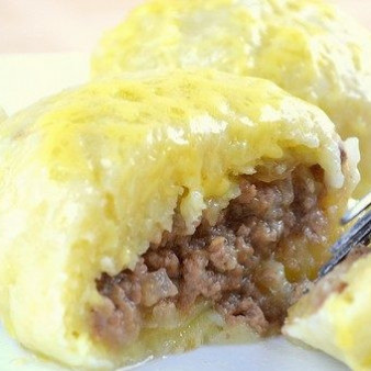Картофельные зразы с фаршем отварные