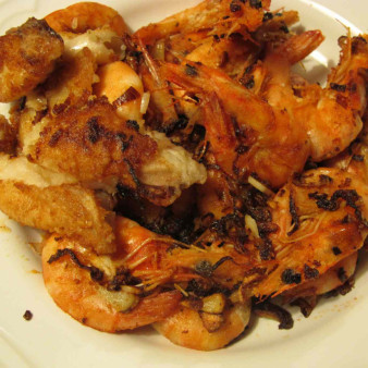 Pan-Fried Garlic Shrimp