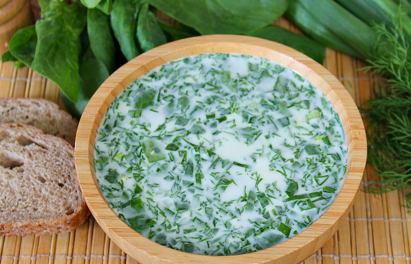 1. Этап. Холодный суп из шпината: Холодный суп из шпината готов. Приятного аппетита!