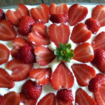 Летний тирамису с клубникой