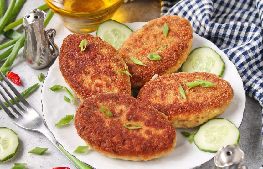 1. Этап. Постные котлеты из горбуши: Приятного аппетита!