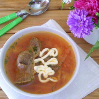 Борщ из утки