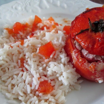 Фаршированные помидоры фаршем в духовке