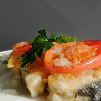 Треска, запеченная в духовке