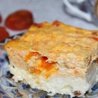 Пирог из моркови и творога