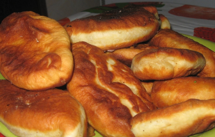 1. Этап. Тесто для жареных пирожков: Приятного аппетита!