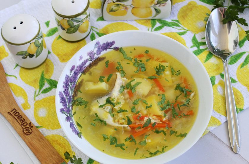 1. Этап. Белая уха: Белая уха готова. Можно подавать к столу.