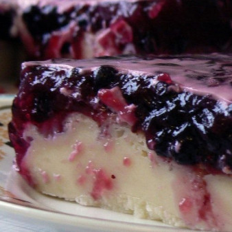 Черничный пудинг