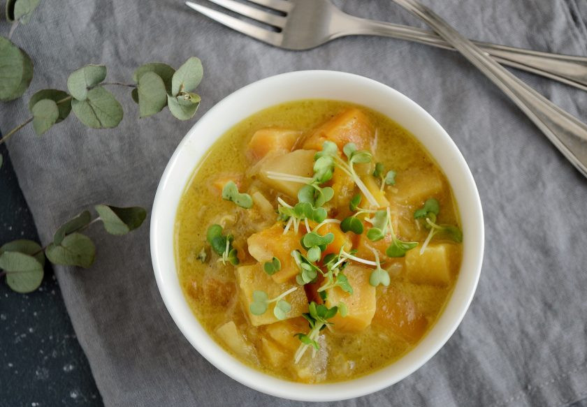 1. Этап. Карри с тыквой: Карри из тыквы готово, приятного аппетита!