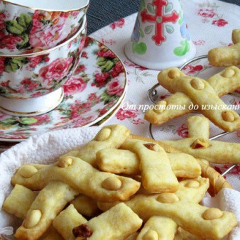 Печенье «Крестики» с орехами