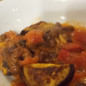 Карри с маринованным баклажаном и чёрной фасолью
