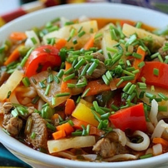 Дунганская лапша