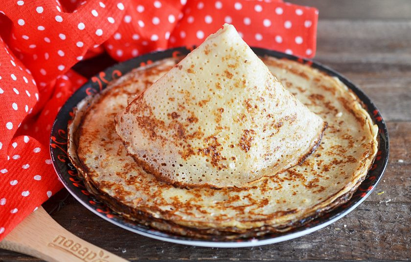 1. Этап. Тесто для блинов: 7. Приятного аппетита!