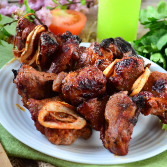 Шашлык с паприкой