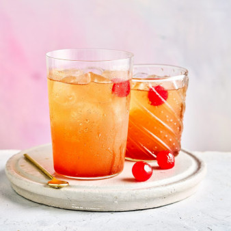Cherry bakewell cocktail