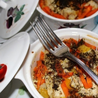 Жаркое из индейки с картошкой