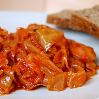 Солянка из капусты с сосиской