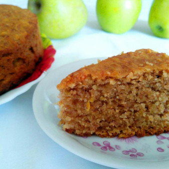 Фруктовый кекс из цельнозерновой муки