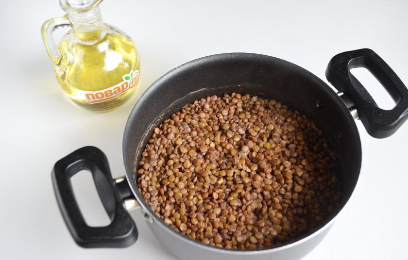 1. Этап. Хумус из чечевицы: 5. Чечевица готова, остудите ее немного.