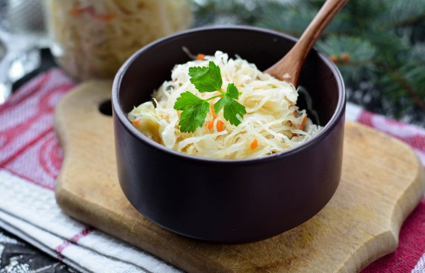 1. Этап. Капуста на зиму в банках: Приятного аппетита!