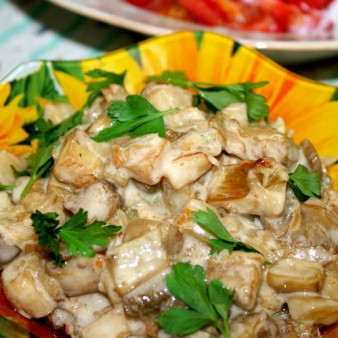 Тушеные баклажаны в мультиварке