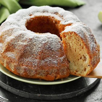 Постный кекс на соке