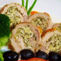 Мясной рулет фаршированный