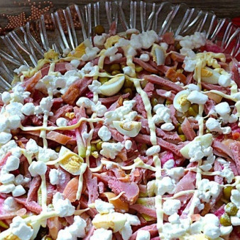 Салат Новогодние россыпи