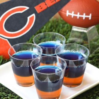 Chicago Bears Jell-O Shots