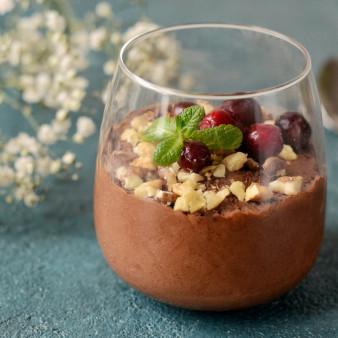 Постный шоколадный мусс