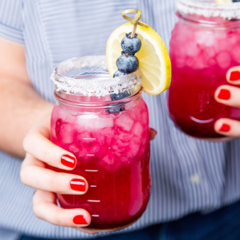 Blueberry Lemonade Margaritas
