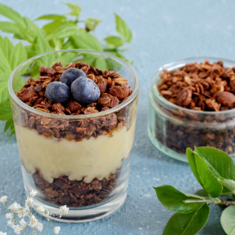 Запеченные мюсли с орехом