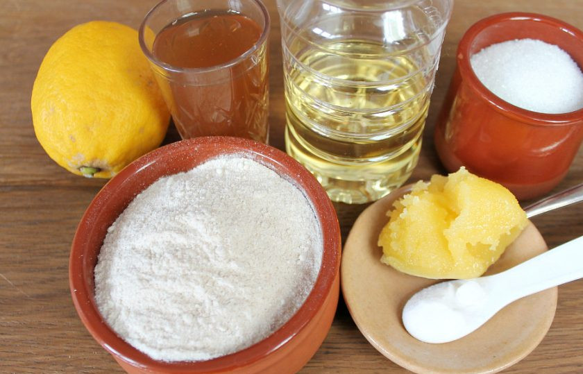 1. Этап. Постное печенье на соке: Подготовим ингредиенты.